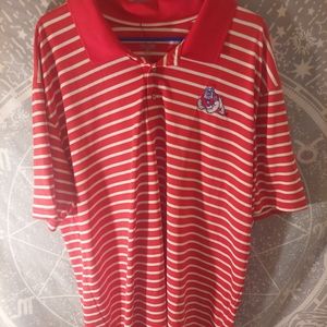 Vintage Fresno State University Polo Shirt Red Size 2X